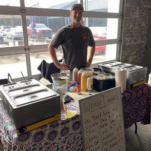 Weiner Dreams was set up today...BEST CHILI CHEESE DOG I&apos;ve had in a very long time!!