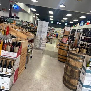 a wine store