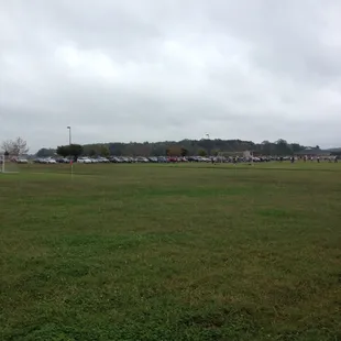 Fields &amp; parking lot