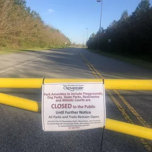 Park Closed to Taxpayers