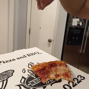 Here's a topping I DIDN'T order - hair!