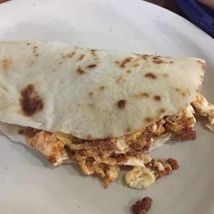 Chorizo burrito