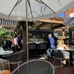 Patio bar