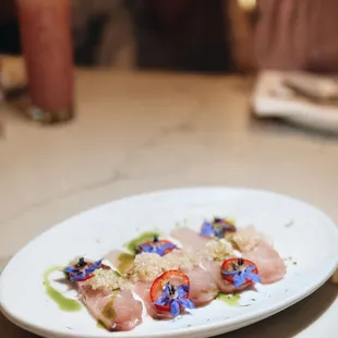 Hamachi Crudo