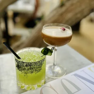 Cucumber+Basil, Espresso+Date ($18ea)