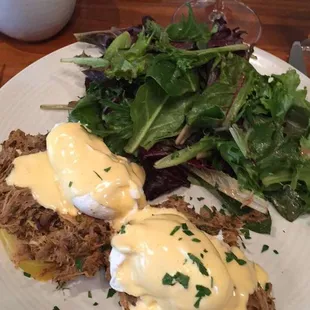 Porchetta Egg Benedict