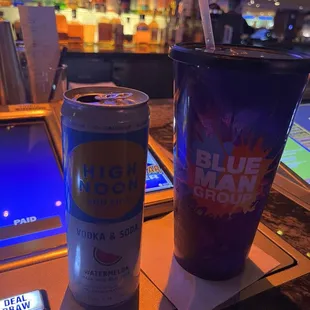 02/26/2024 drinks post Blue Man group!