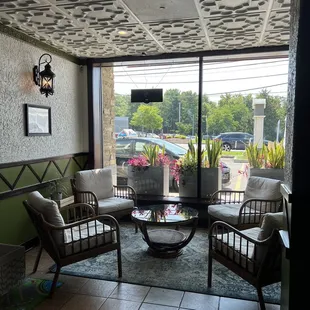 a view of the outside