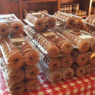 Apple cider donuts!