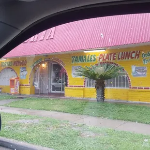 a view from inside a car