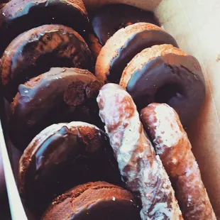 $4 SALE! on donuts! I got lucky walking in to find out. I got to share with friends all weekend!