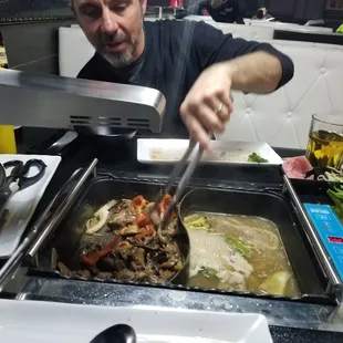 Short Rib filet and Udon .. its around the corner.. music, TV/sports, pool tables, lounge, Karaoke, BAR!