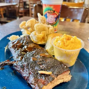 Ribs, Mac &amp; Cheese, Pork Rinds
 
 @phidingthefam