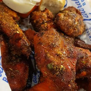 Jerked Smoked Chicken Wings