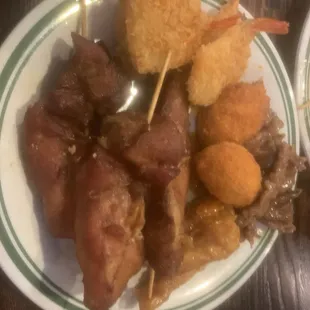 Just a small sampling of what's on the bar.