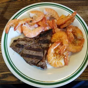 Steak and Shrimp