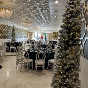 Holiday Christmas setup