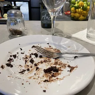 It was so good I forgot to take a picture &amp; it was a huge slice enough for two ppl but it was just me