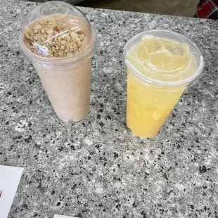 Choco Mocha and Tropic Thunder tea