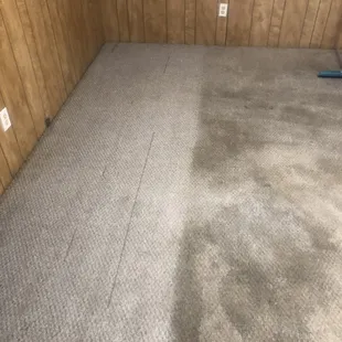 Today's "action shot"  before/after side by side