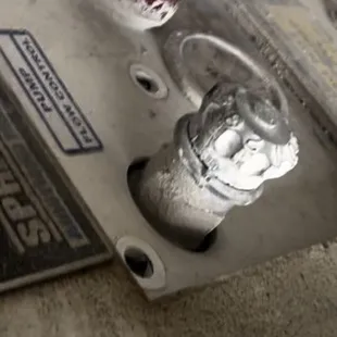 Missing bolts that were removed and never put back upon being returned.