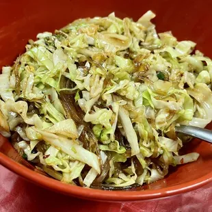 Cabbage and glass noodles