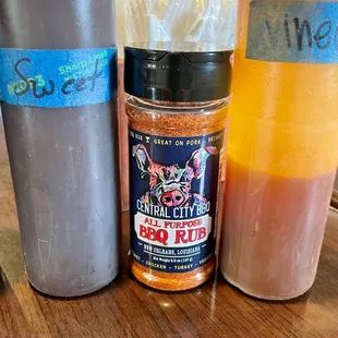 Central City BBQ. I am taking some of the All Purpose BBQ Rub home with me. You can order them from website!