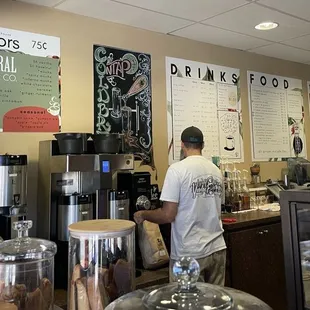 New menu boards! I&apos;m not used to it yet