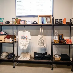 Merch booth