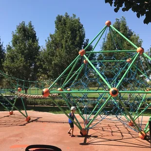 5-12 year old playground. Super nice, almost looks unused