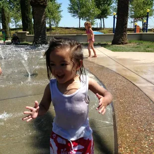 Playtime at the fountains!