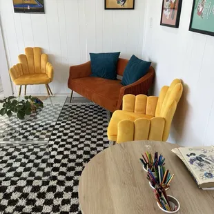 Plenty of lounging areas.