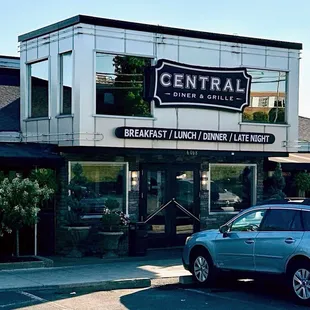 Exterior of restaurant