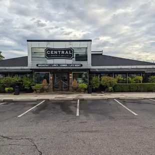 the front of the restaurant