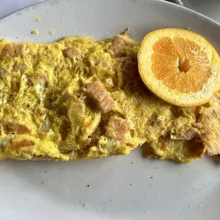 Nova Scotia Lox and Onion Omelette