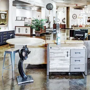 Unique selection of accent wall art and furniture