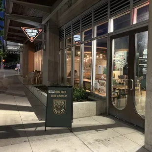 the outside of the building