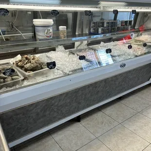 Seafood display