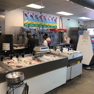 customers in the kitchen