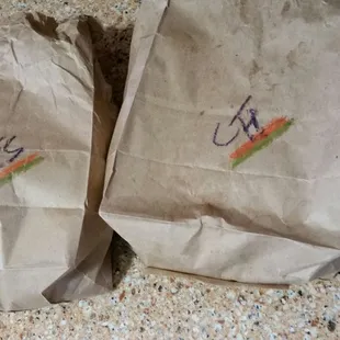 Crap in a brown bag!