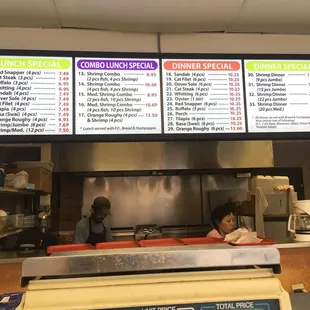 sushi and sashimi, interior