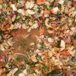 ceviche mixto "campechana"/ mix ceviche