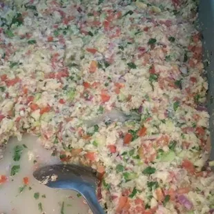 ceviche de pescado/ fish ceviche