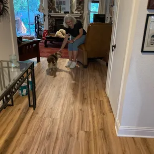 Finished!  Fantastic work. Absolutely beautiful.  Thank you James  Antonio and team at Central Foor Supply