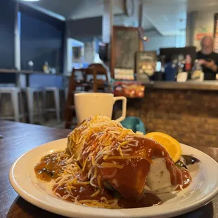 Carne Adovada B'fast Burrito - Christmas :)