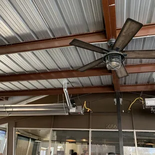 a ceiling fan