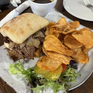 The Travis Prime Rib Sandwich