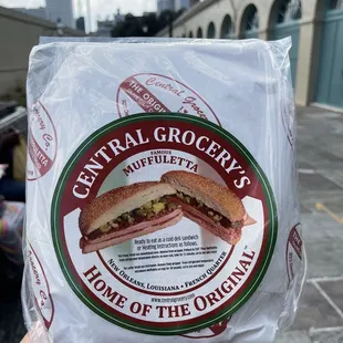 The original, and the best muffaletta crazy delicious