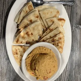 Hummus and pita