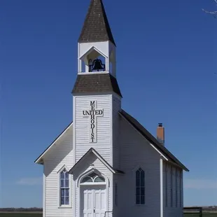 Wells United Methodist Church
 Located on the grounds at the Central Kansas Flywheels Yesteryear Museum